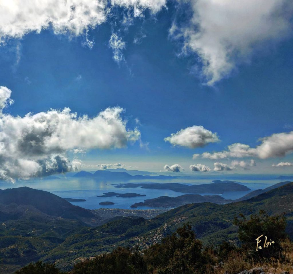 Vista delle isole dalla montagna